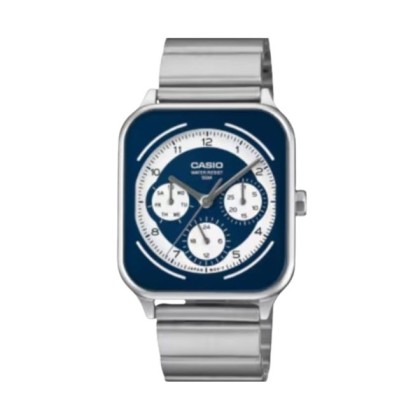 Casio General MTP-M307D-2BV Silver Stainless Steel Band Men Watch